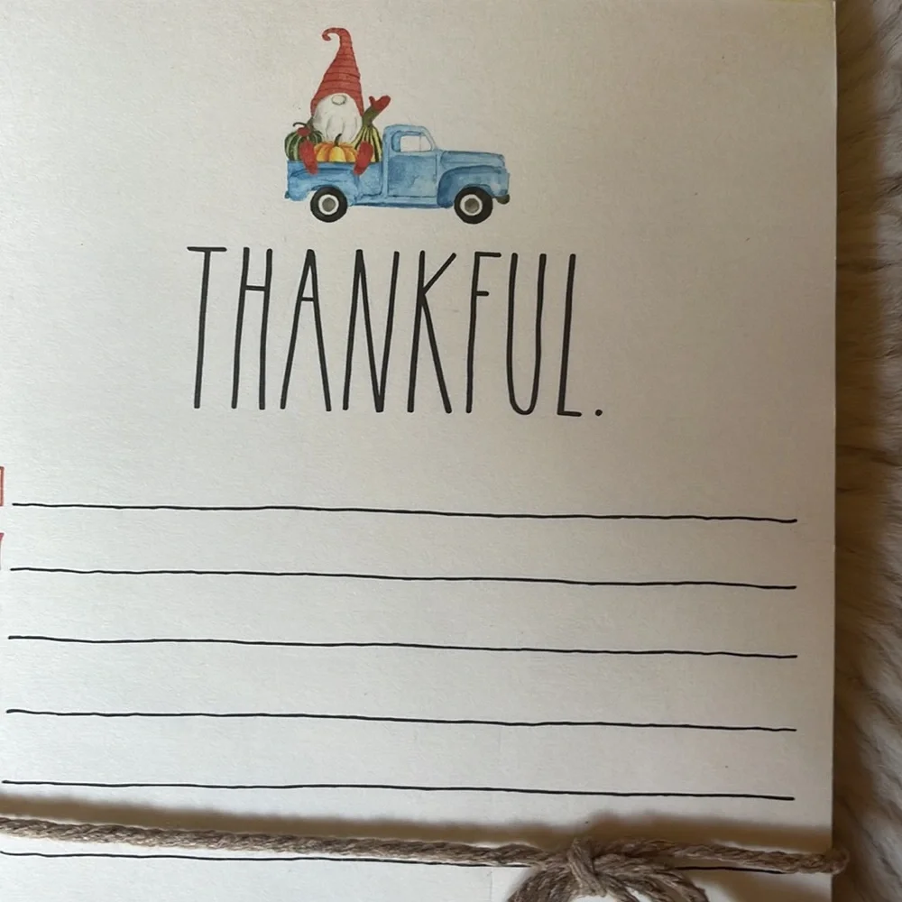 RAE Dunn notepad